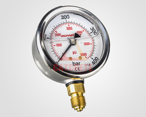 Putzmeister Concrete Pump Pressure Gauge 0-250 Bar 016373006